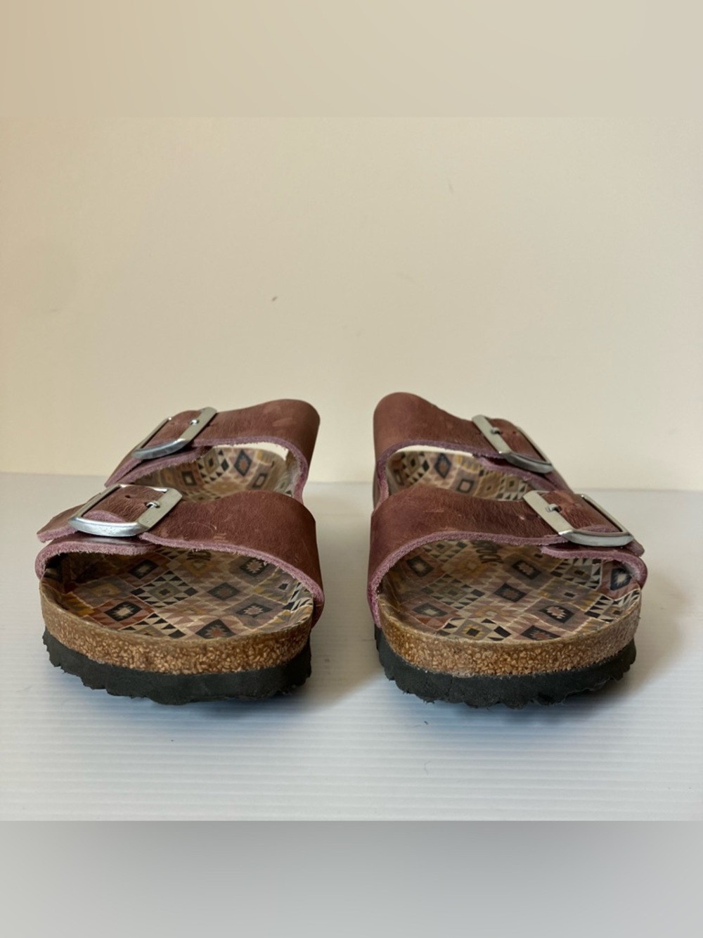 Birkenstock Arizona Oiled Leather Lavender Blush Sandals size 11 - Picture 4 of 10